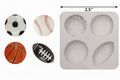 Sports Balls Set 4 Mold