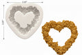 Sm Rose Heart Mold
