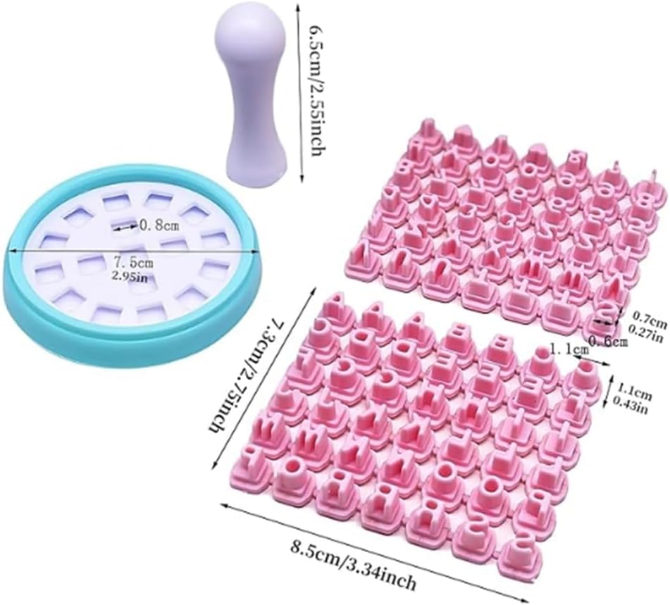 Number Letter Pressable Mold Biscuits Fondant Cookie Stamps