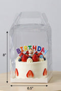 Clear Cake Boxes Carrier Packaging 6.5x8"