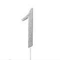 Silver Rhinestone Number-1