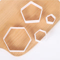 White Hexagon Cutter Pack