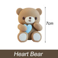Blue heart bear