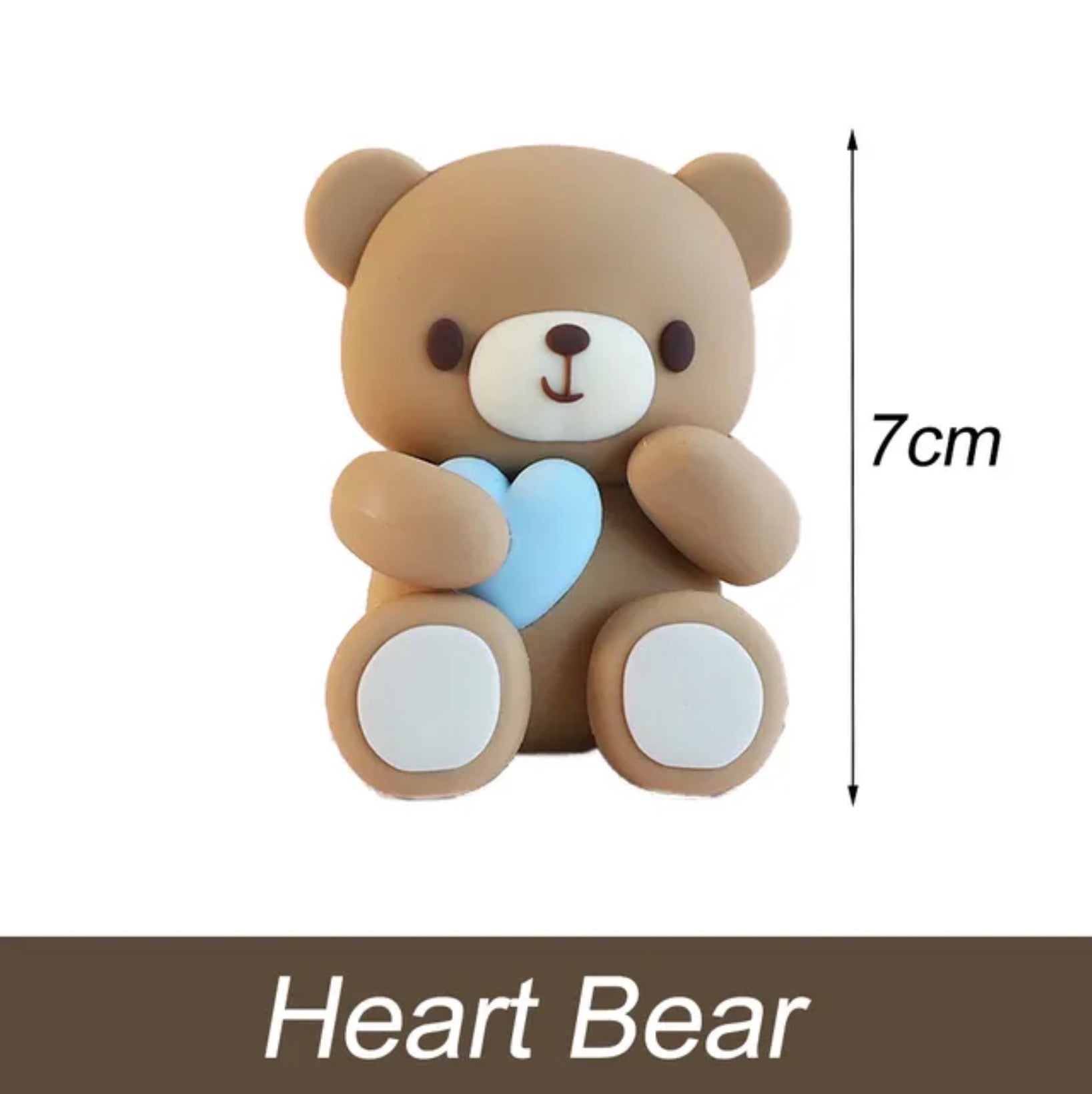 Blue heart bear