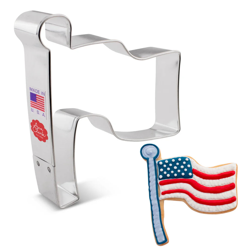 Flag Cookie Cutter 4 3/8"