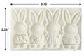 4 Cavity Ester Bunny Mold
