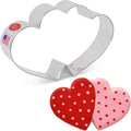 Double Heart Cookie Cutter 4.75 x 1 x 2.75