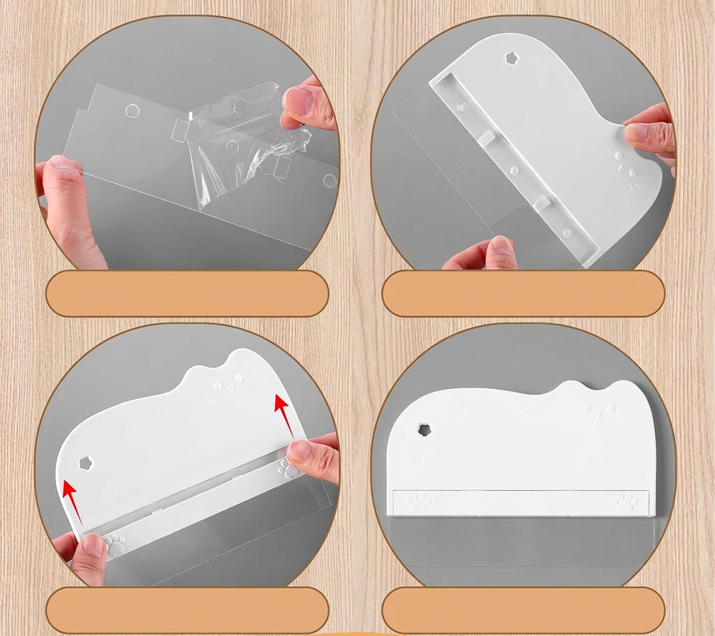 Kitty Cake Smoother Scraper 5pc
