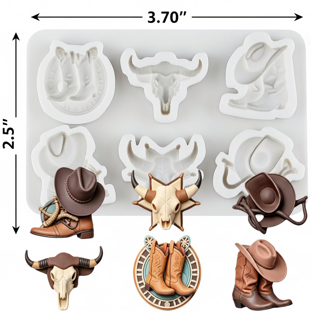 Western Cowboy Mold