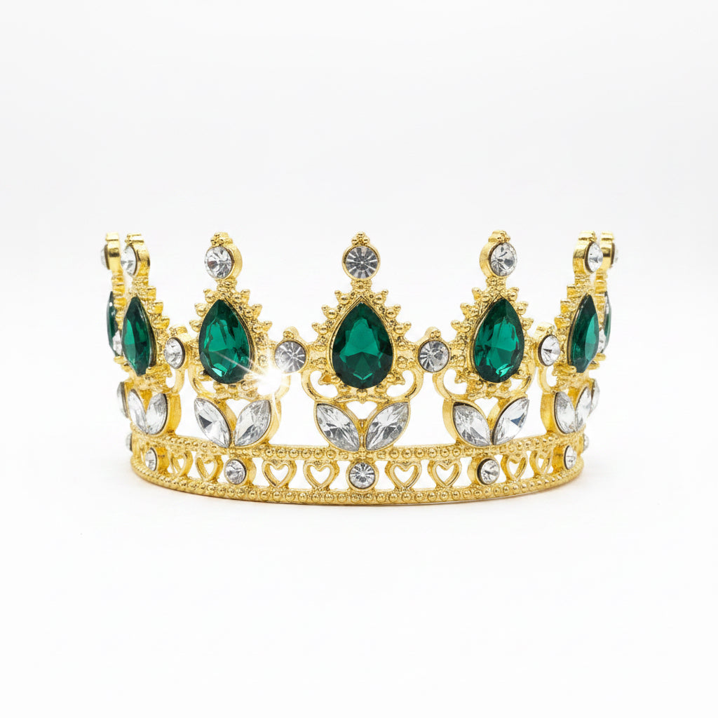 2.5” Gold/Green Rhn Crown