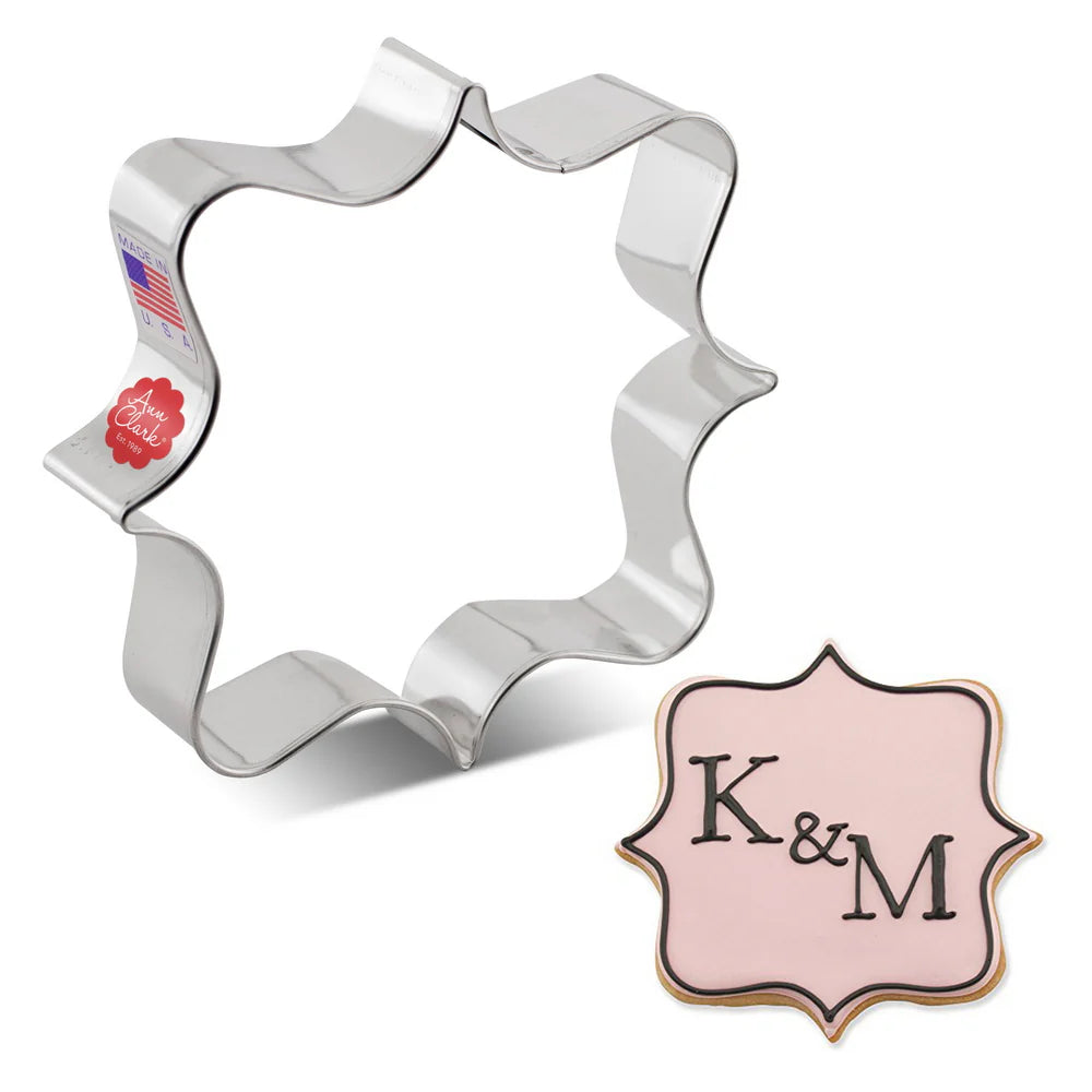 Square Plaque Cookie Cutter 4"