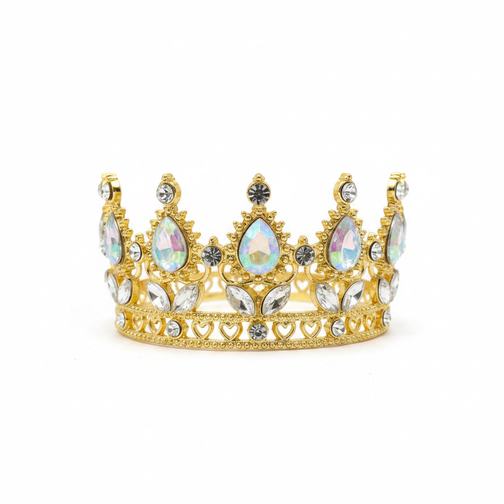 2.5” Gold/Pearlescent Rhn Crown