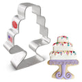 Cake w/ Stand Cookie Cutter, 3 1/2"