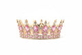 5” Rosegold/Pink Rhn Crown 1