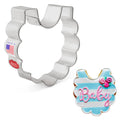 Baby Bib Cookie Cutter, 3"