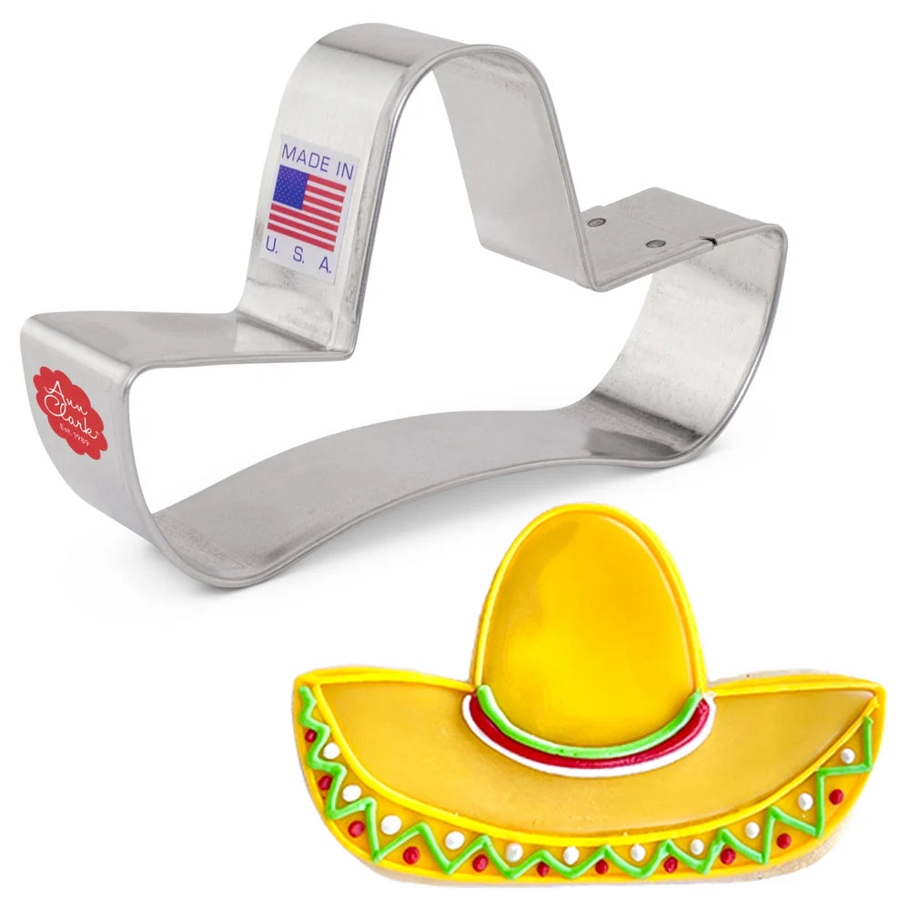 Sombrero Cookie Cutter, 4 1/8"