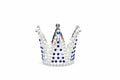 1.5” Silver/Blue Rhn Crown