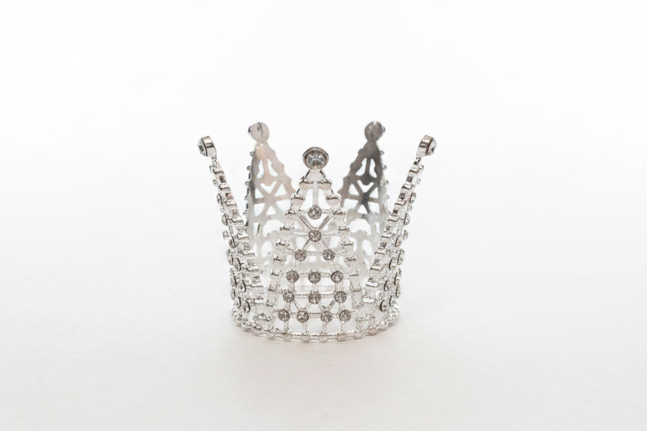 1.5” Silver/Silver Rhn Crown
