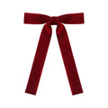 Maroon Velvet Bow