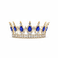 5” Gold/Dark Blue Rhn Crown