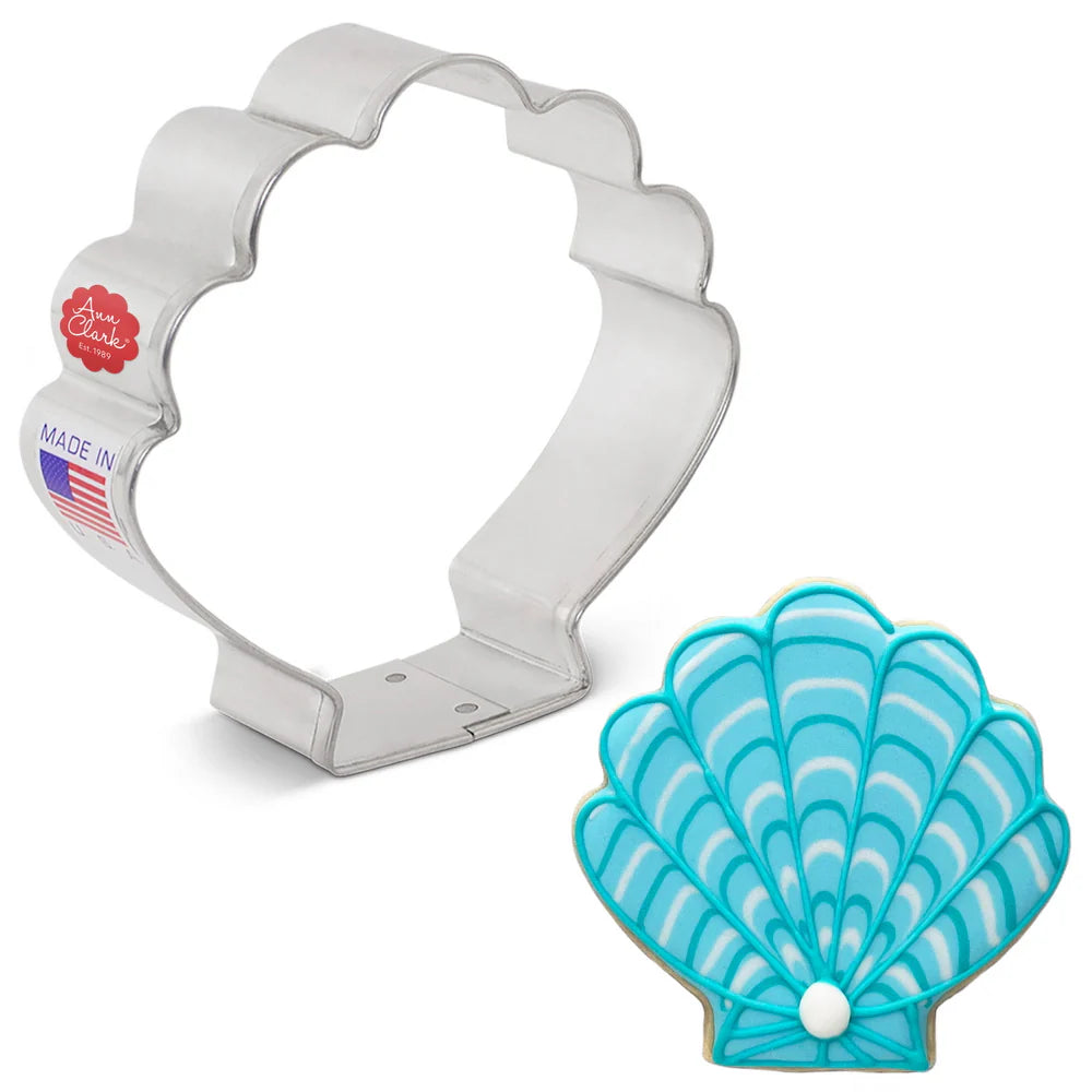 Seashell Cookie Cutter, 3 1/4"