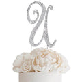 Rhinestone Letter Topper-U