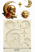 Skull Moon Sun Rose