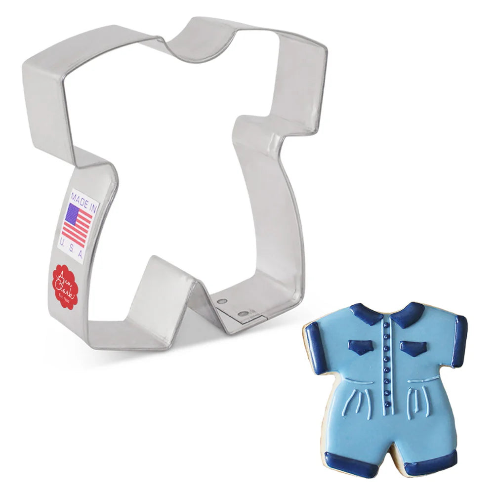 Baby Romper Cookie Cutter 3 1/4"