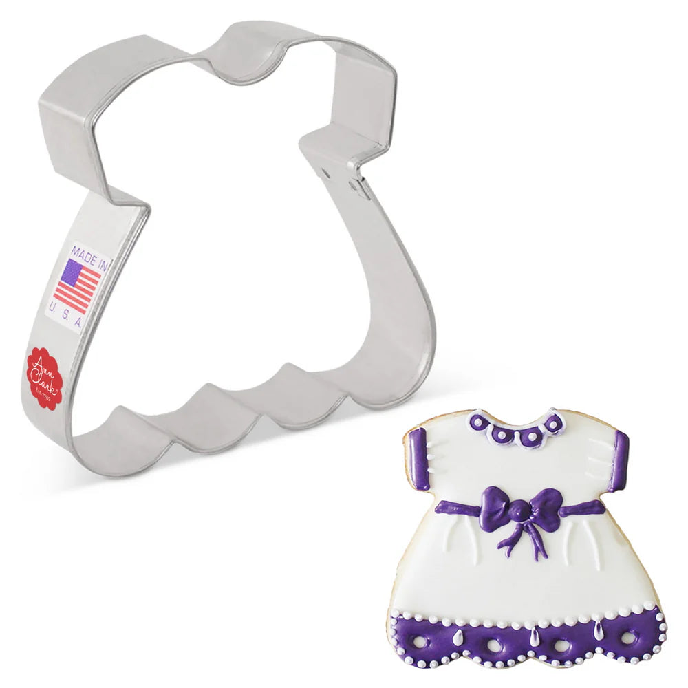 Baby Dress Cookie Cutter, 3 1/2"