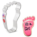 Foot Cookie Cutter, 3 5/8"