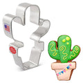 Potted Cactus Cookie Cutter 3 7/8"