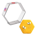 Hexagon Cookie Cutter, 3 1/2"