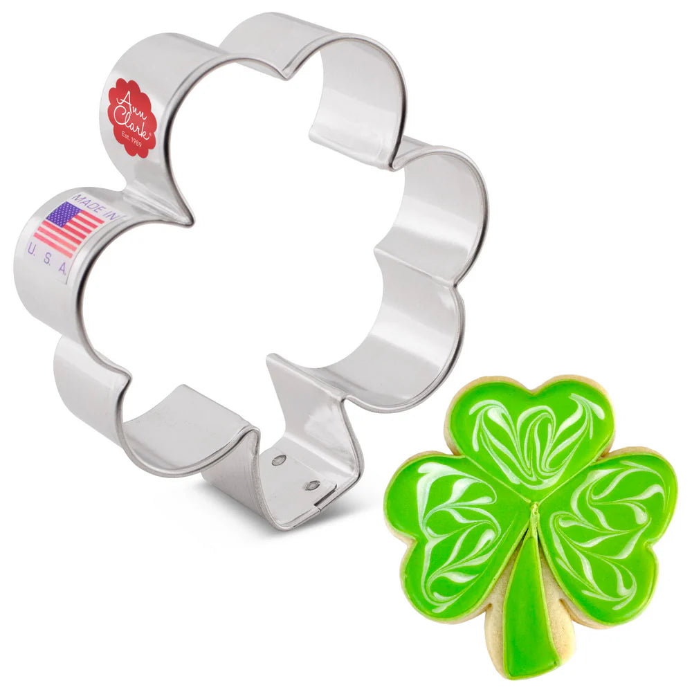 Shamrock Cookie Cutter, 3.25"
