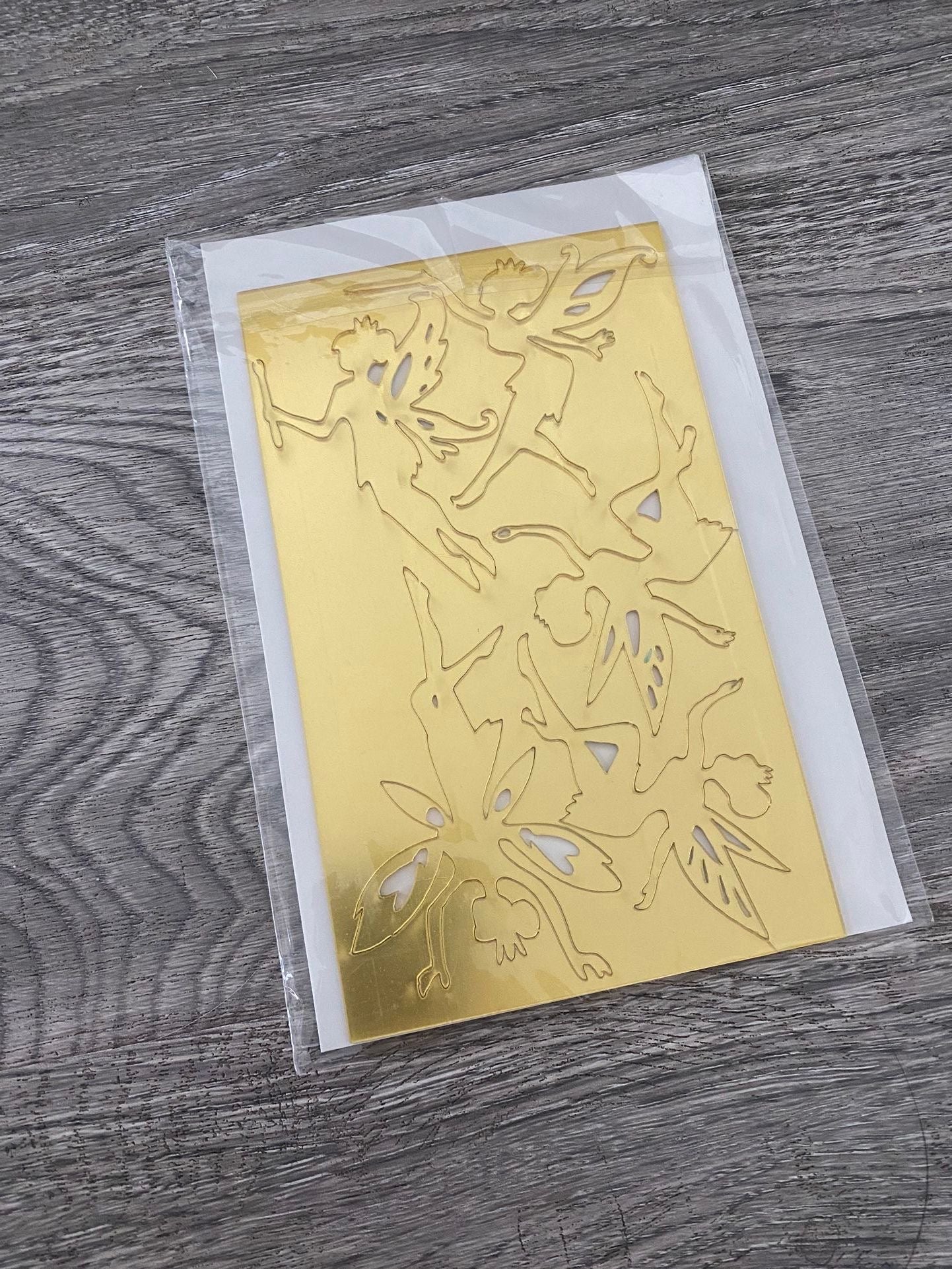 Cake Topper-Golden Fairies