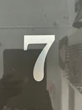 4" Silver Number Topper-7