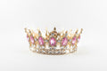 5” Rosegold/Pink Rhn Crown 2