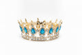 5” Gold/Teal Rhn Crown