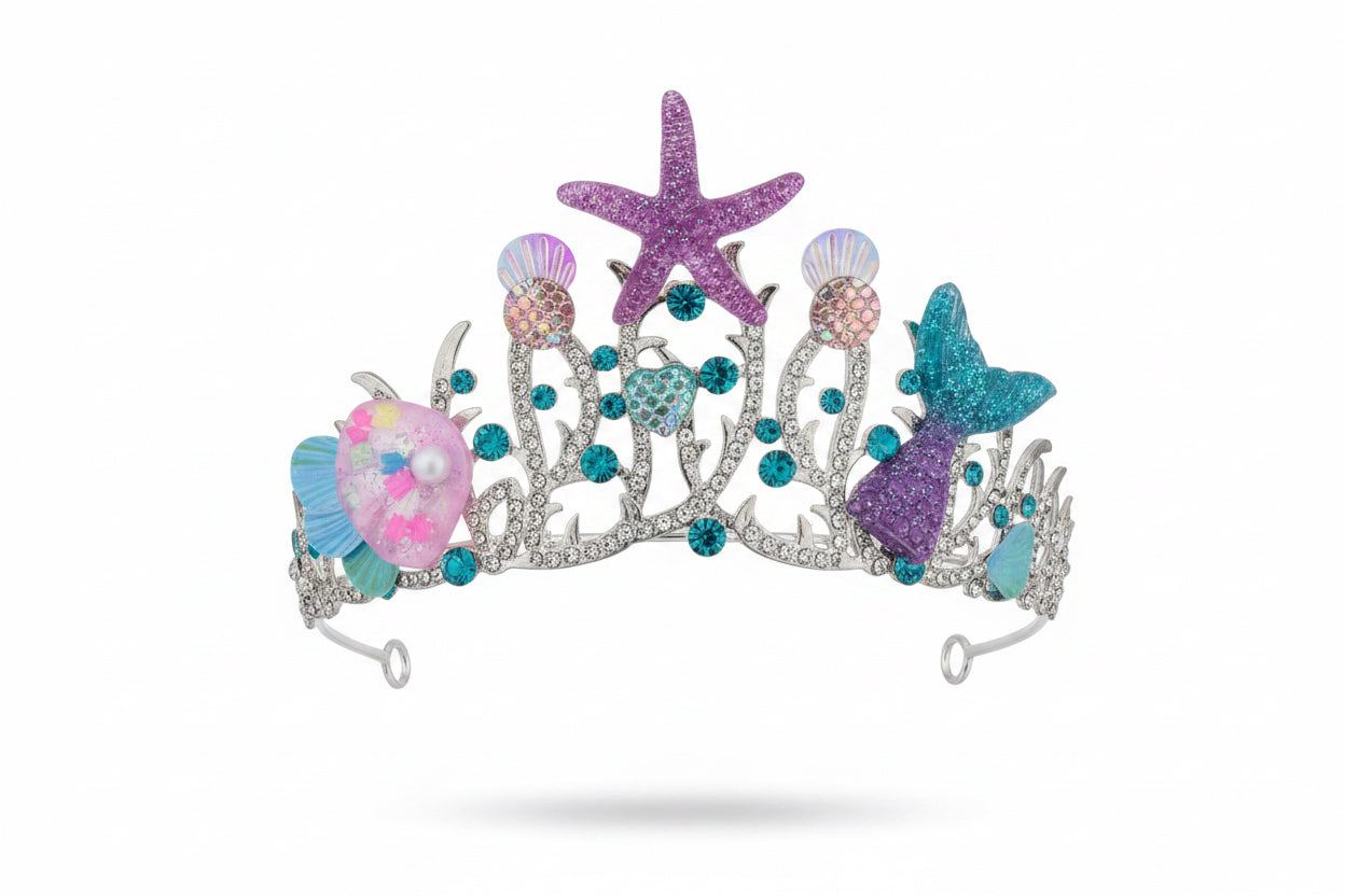 5.5” Purple Mermaid Crown
