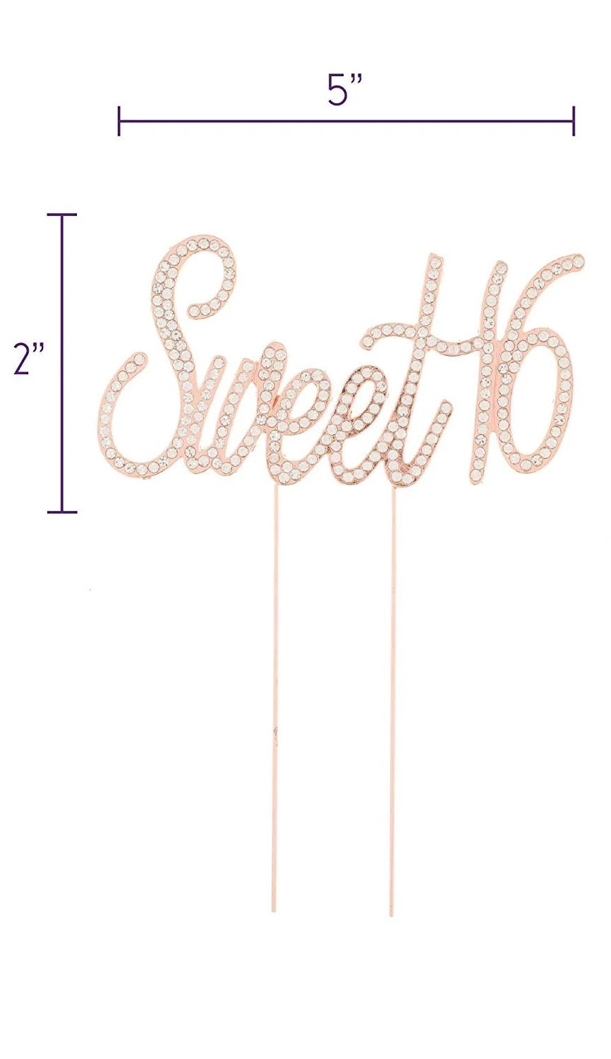 Rosegold Rh Sweet 16