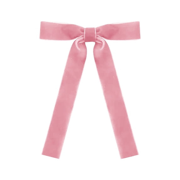 Baby Pink Velvet Bow