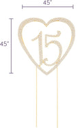 Gold Rh Heart 15