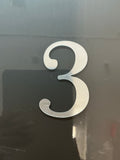 4" Silver Number Topper-3