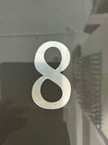 4” Silver number topper-8