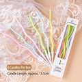 Swirl Candle-Pastel