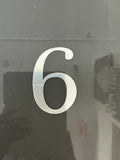 4" Silver Number Topper-6