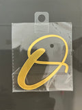 4” Gold Cursive Letter Topper-O