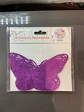 12pcs 3D Purple Butterfly’s
