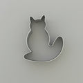Kitty Cookie Cutter 3 1/2"