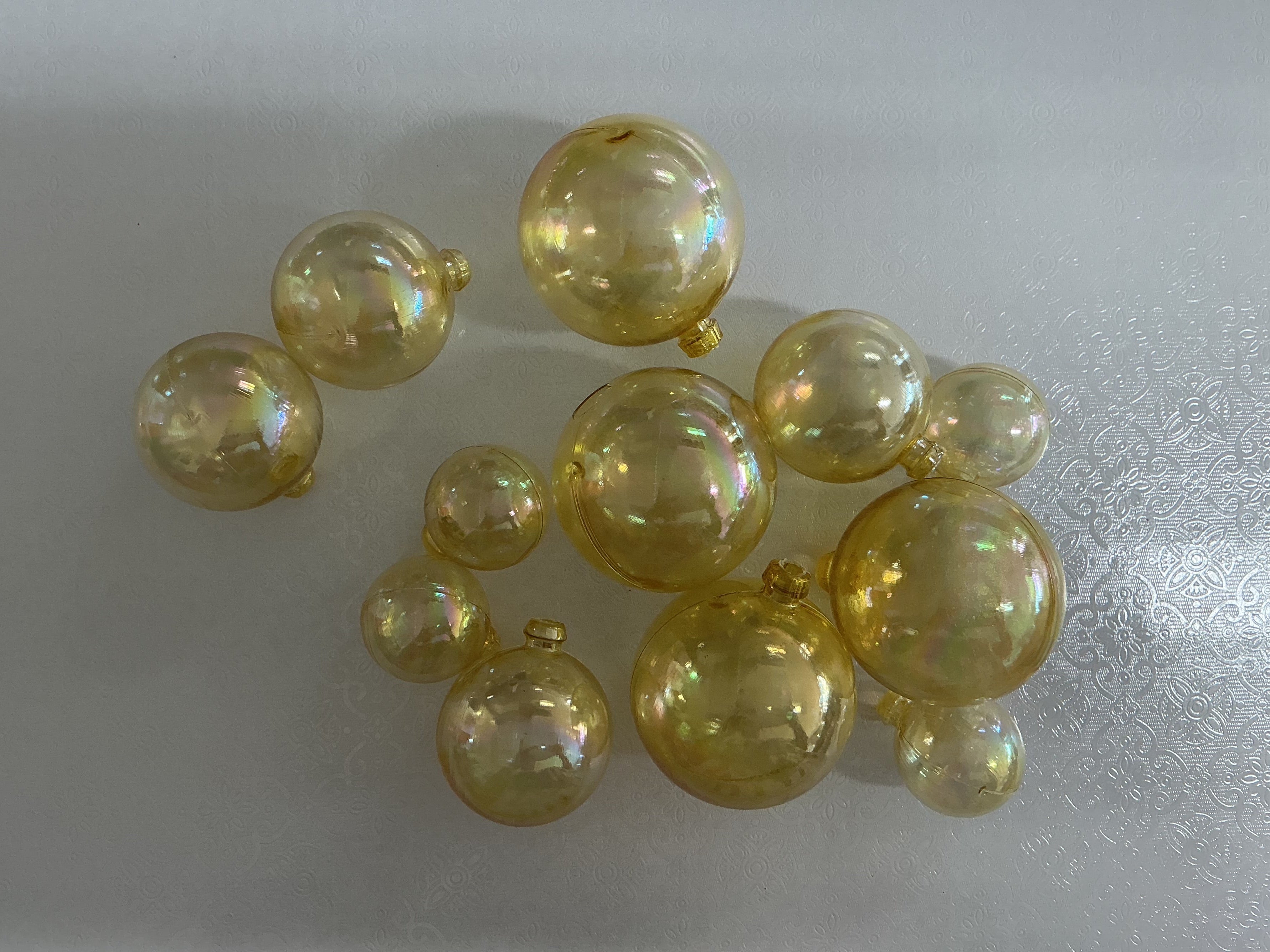 Yellow clear ball