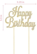 Gold Rh Happy Birthday